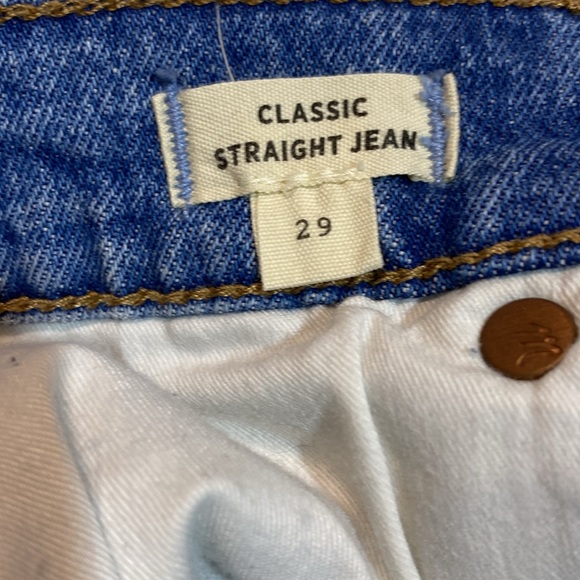 Madewell Jeans Classic Straight Size 29 - Picture 6 of 7